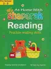 جلد کتاب at home with shaparak- reading