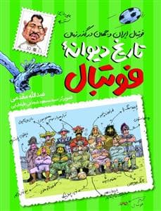 جلد کتاب تاریخ دیوانه ی فوتبال - فوتبال ایران جهان در گذر زمان