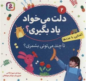 جلد کتاب دلت میخواد یاد بگیری جلد2 - آشنایی با عددها